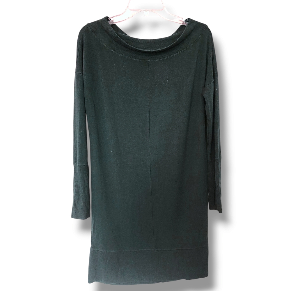 Athleta Studio Barre Teal Long Sleeve Dress  S - Picture 2 of 12